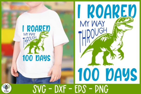 100 Days of School SVG Dinosaur SVG
