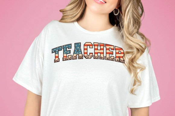 4th of July Teacher Svg Png Patriotic