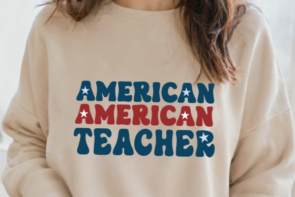 American Teacher SVG PNG, 4th of July