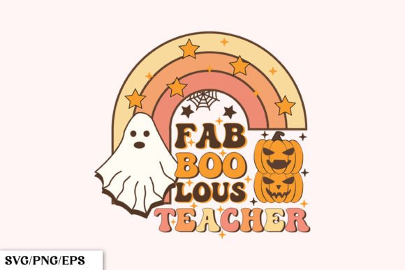 Fab Boo Lous Ghost Halloween Teacher SVG Graphics