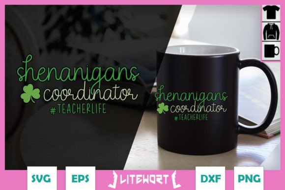 Funny St. Patrick's Teacher SVG Graphics & Crafts
