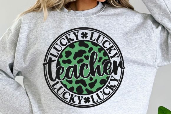 Lucky Teacher SVG: Graphics for Crafts