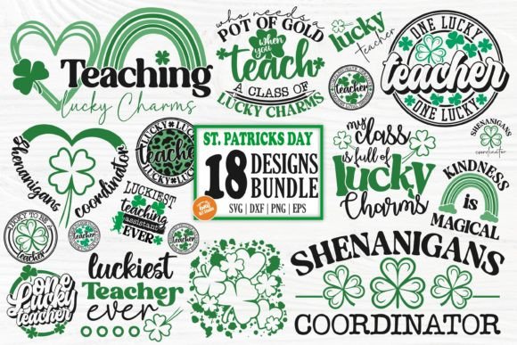 Lucky Teacher SVG St Patricks Day Svg Graphics and Crafts