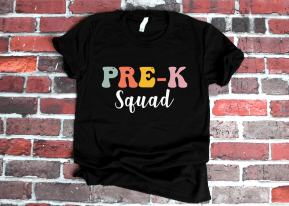 Pre-k Squad 100 Days of School T-Shirt: Graphics and T-Shirt Designs