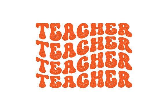 Retro Teacher SVG PNG Sublimation