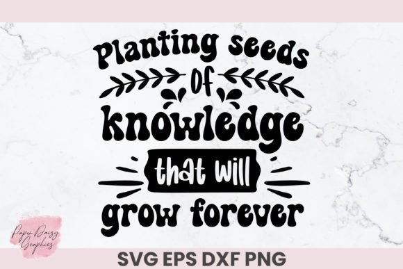 Seeds of Knowledge Teacher SVG