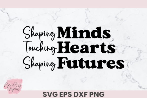 Shaping Minds Teacher SVG for Crafts and Graphics