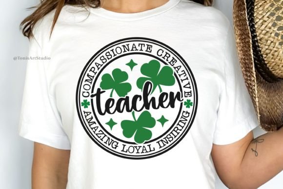 St Patrick's Lucky Teacher SVG for Crafts & Graphics