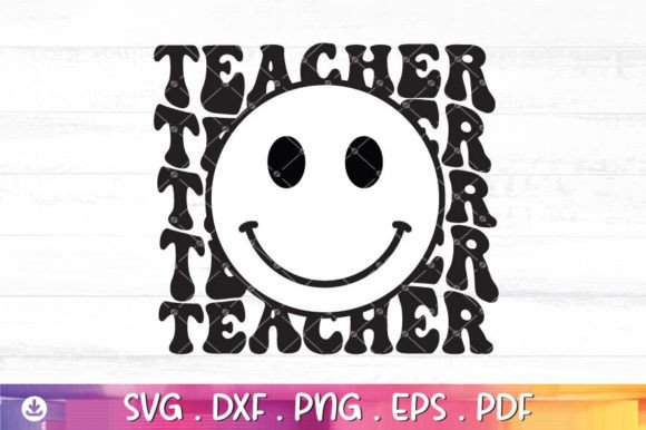 Teacher SVG Happy Face Teacher Svg Graphics