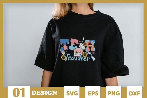Tech Teacher SVG: A Versatile Graphic Design Asset for T-Shirt Designs and Marketing