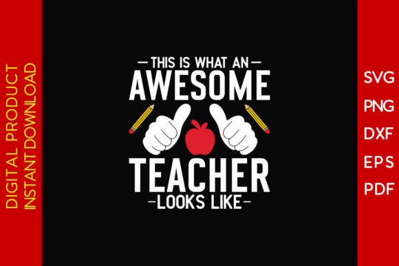 This Is What an Awesome Teacher SVG File Can Bring to Branding