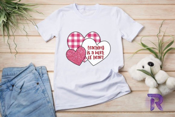Work of Heart Teacher PNG: A Versatile Graphic Design Asset for Creative Publishing